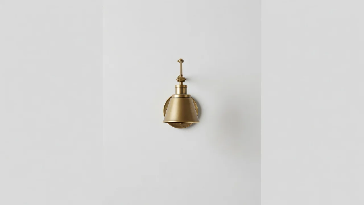 Brass Wall Sconce