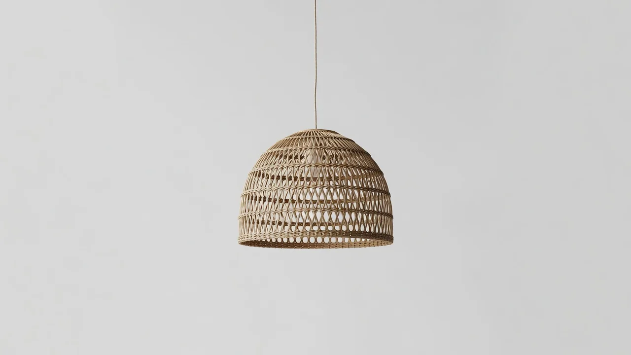 Rattan Pendant Light