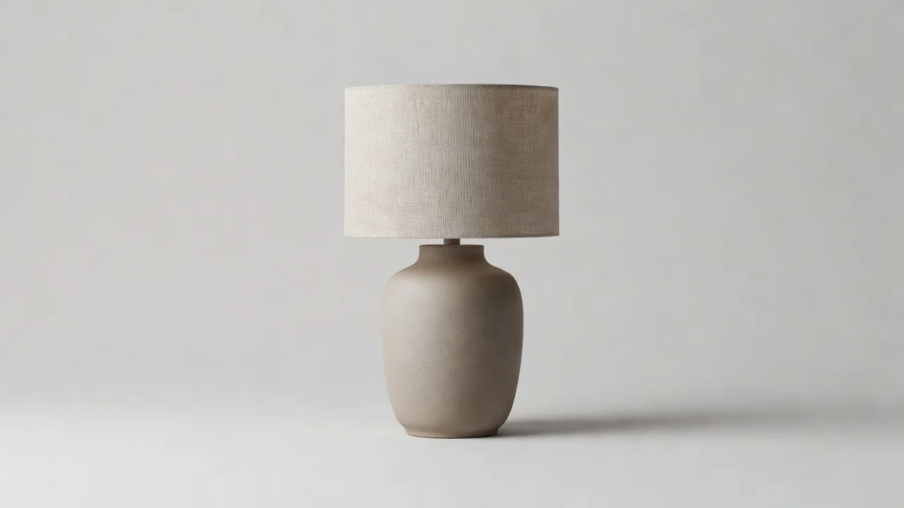 Stoneware Table Lamp