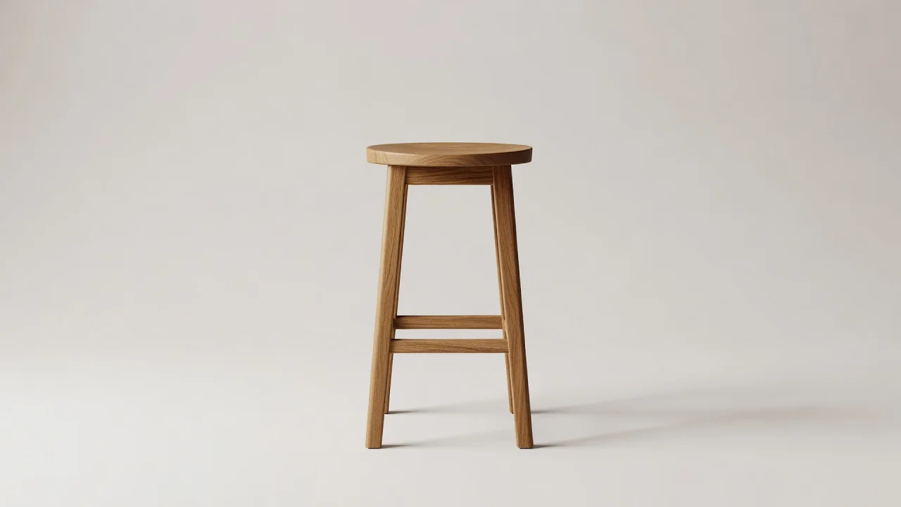Oak Counter Stool