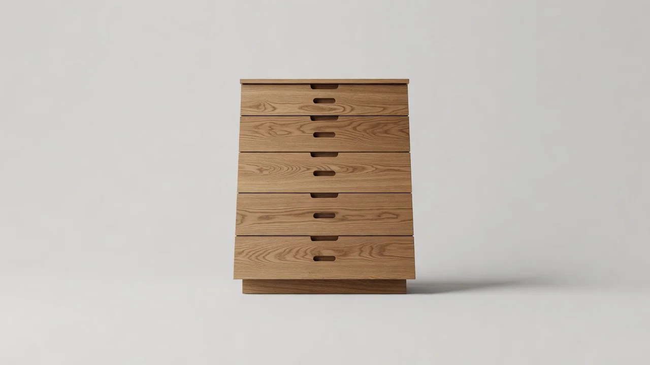 Oak Chest of Drawers