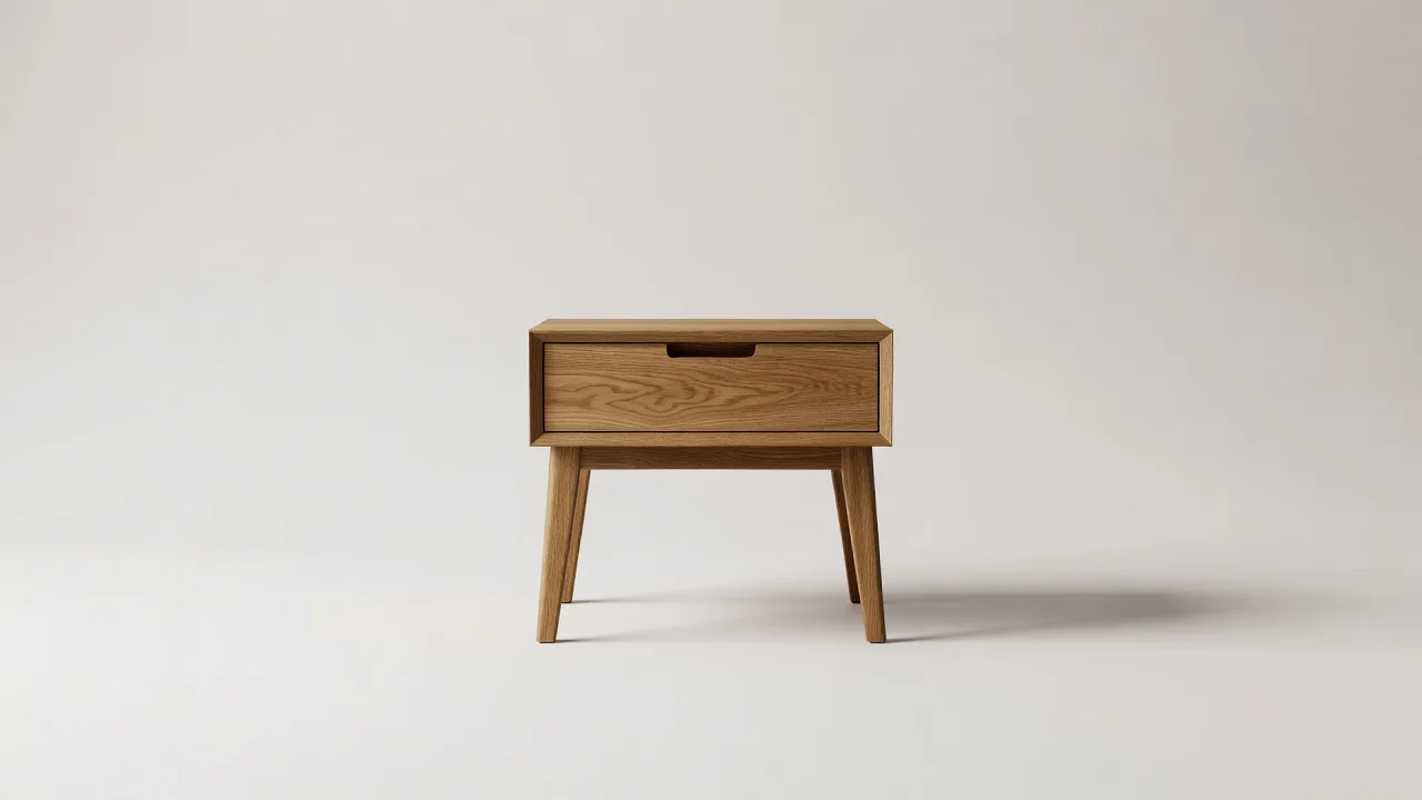 Oak Bedside Table