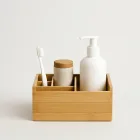 Bamboo Bathroom Organizer